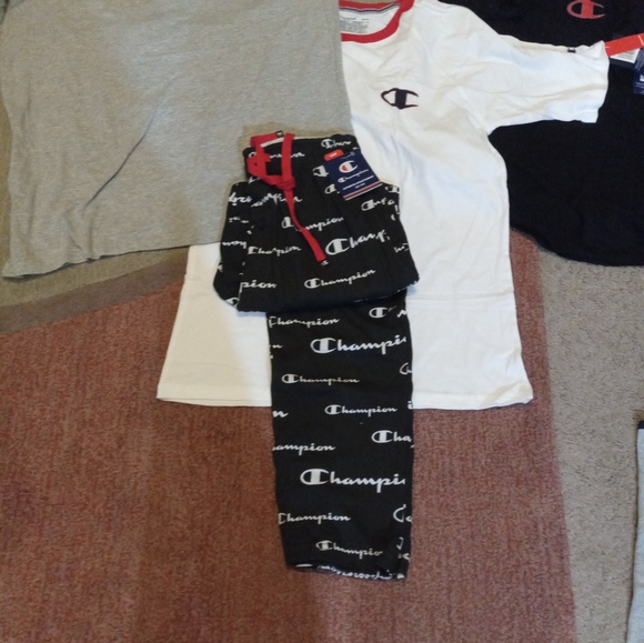 Champion Logo Black Pajama Pants - NWT - Picture 5 of 5